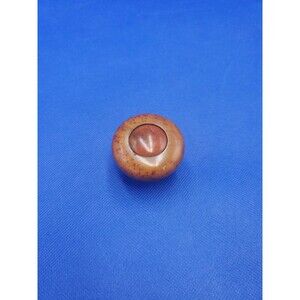 Antique Bakelite Door Knobs Marbled Amber Two-tone Vintage Hardware